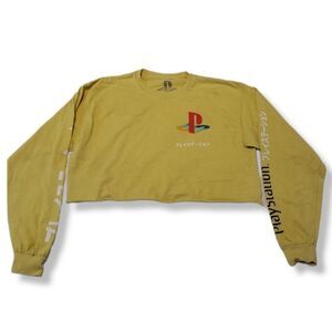 Sony Playstation Shirt Size Large SIEA PS Family Logo Japanese Long Sleeves